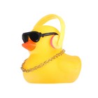 Утка с наушниками, цвет жёлтый, в очках - Фото 4
