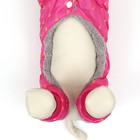 Комбинезон «нежный путь» на меховом подкладе, размер S (ДС 25, ОШ 25, ОГ 35 см), розовый - Фото 6