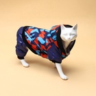 Комбинезон для собак «Камуфляж», на меховом подкладе, размер L (ДС 35, ОШ 35, ОГ 45 см) - Фото 3