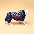 Комбинезон для собак «Камуфляж», на меховом подкладе, размер L (ДС 35, ОШ 35, ОГ 45 см) - Фото 5