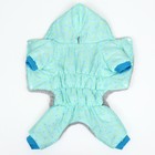 Комбинезон «нежный путь» на меховом подкладе, размер L (ДС 35, ОШ 35, ОГ 45 см), голубой - Фото 10