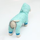 Комбинезон «Нежный путь», на меховом подкладе, размер XL, ДС 40, ОШ 40, ОГ 50 см, голубой - Фото 5