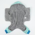 Комбинезон «Нежный путь», на меховом подкладе, размер XXL, ДС 45, ОШ 45, ОГ 55 см, голубой - Фото 9