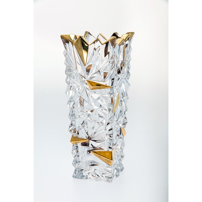 Ваза Glacier, декор золото, 30.5 см - Фото 1