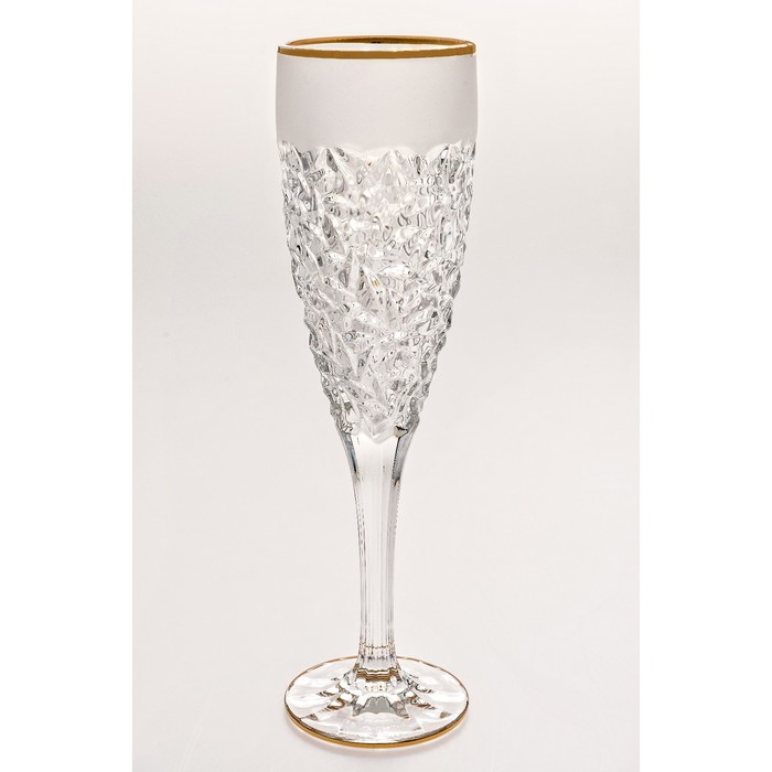 Набор рюмок для шампанского Nicolette, декор матовое напыление, 6 шт., 180 мл