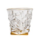 Набор стаканов для виски Glacier, декор отводка золото, 6 шт., 350 мл - фото 299104435