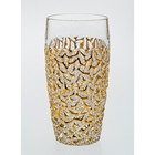 Набор стаканов для воды Nicolette, декор золотой мрамор, 6 шт., 430 мл - фото 294264232
