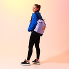 Рюкзак текстильный «Корги», 46х30х10 см, вертик карман, цвет фиолетовый - Фото 10