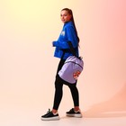 Рюкзак школьный текстильный «Корги», 46х30х10 см, вертикальный карман, цвет фиолетовый - Фото 11