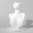 Бюст для украшений QF, 32×12.7×12.7 см, белый - Фото 2