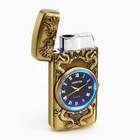 Зажигалка газовая «Два дракона», пьезо, с подсветкой, 1.8×3.2×7.4 см - Фото 2