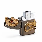 Зажигалка газовая для курения «Дракон», металлическая, пьезо, 1.8×4.1×5.8 см - фото 32530598