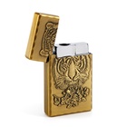 Зажигалка газовая для курения «Тигр», металлическая, пьезо, 1.3×3.2×6.3 см - фото 32914866
