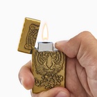 Зажигалка газовая «Тигр», металлическая, пьезо, 1.3×3.2×6.3 см 9577659