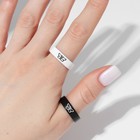 Кольца парные «Бабочки», 2 шт. чёрно-белое - Фото 2