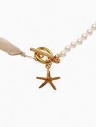 Чокер «Морская звезда», белый в золоте, 42 см - Фото 3