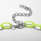 Кулон «Смайлик», цвет салатовый, 48 см - Фото 2