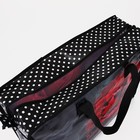 Сумка хозяйственная на молнии, цвет чёрный - Фото 3