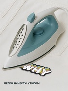 Термоаппликация Why, 8.5×4 см, разноцветная - Фото 2