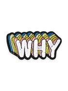 Термоаппликация Why, 8.5×4 см, разноцветная - Фото 4
