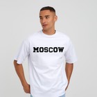 Термоаппликация «MOSCOW», 8 × 6 см - размер буквы, цвет белый - Фото 4