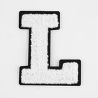 Термоаппликация «LA», 8 × 6 см - размер буквы, цвет белый - Фото 3