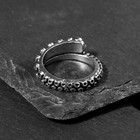 Кольцо «Щупальца», цвет чернёное серебро, безразмерное - Фото 4