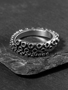 Кольцо «Щупальца», цвет чернёное серебро, безразмерное 9669445