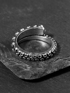 Кольцо «Щупальца», цвет чернёное серебро, безразмерное 9669445