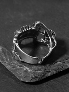 Кольцо «Перстень» скелет, цвет чернёное серебро, безразмерное - Фото 6