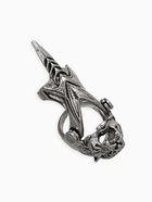 Кольцо «Коготь» тигр, цвет чернёное серебро, 20 размер - Фото 5