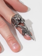 Кольцо «Коготь» тигр, цвет чернёное серебро, 20 размер - Фото 7