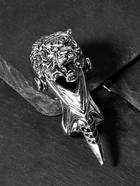 Кольцо «Коготь» тигр, цвет чернёное серебро, 20 размер - Фото 8