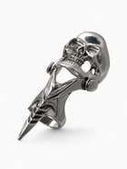 Кольцо «Коготь» череп, цвет чернёное серебро, 20 размер - Фото 1