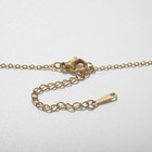 Кулон «Прямоугольник», белый в золоте, 40 см - фото 53157006