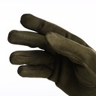Перчатки женские, безразмерные, без утеплителя, цвет хаки - Фото 2