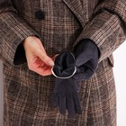 Перчатки женские, безразмерные, без утеплителя, цвет серый - фото 22745135