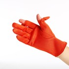Перчатки женские, безразмерные, без утеплителя, цвет оранжевый - Фото 3