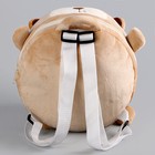 Рюкзак детский плюшевый для девочки «Медведь», 22 х 7 х 22 см - Фото 3