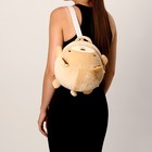 Рюкзак детский плюшевый для девочки «Медведь», 22 х 7 х 22 см - Фото 9