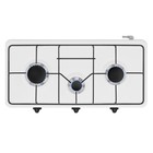 Плитка газовая MAUNFELD EGHE.F63.3EW, 3 конфорки, белый - фото 51464821 Плитка газовая MAUNFELD EGHE.F63.3EW, 3 конфорки, белый - фото 51464821
