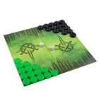 Набор для игры 2 в 1 Шашки + Нарды "Военные", 32 х 32 см, шашки черные и зеленые - Фото 2