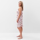 Ночная сорочка женская, цвет пудровый, размер 50 9825538