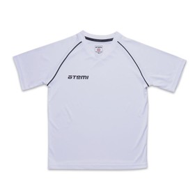 Футболка игровая детская Atemi ATSS-002JSS23-WHT, цвет белый, размер 128 9864770