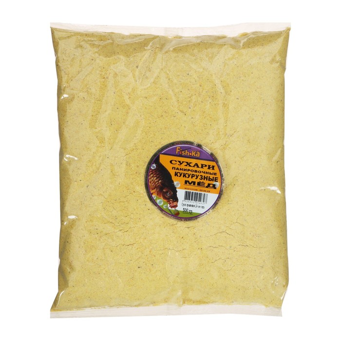 Сухари экструдированные, кукурузные, мёд 500 г - Фото 1