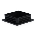 Заглушка для квадратной трубы внутренняя 80х80, цвет черный 9833954