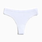Трусы женские стринги, цвет белый, размер 46 9784299