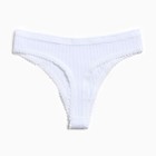 Трусы женские стринги, цвет белый, размер 46 9784299
