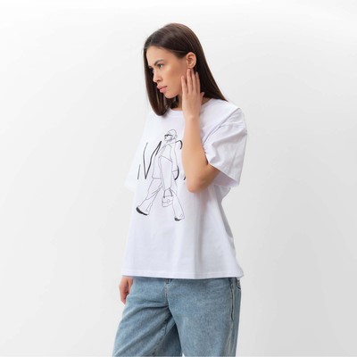 Футболка женская MIST Girl, размер 40-42 (XS), белая