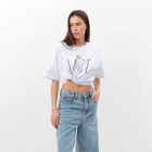 Футболка женская белая MIST Girl, р. XS (40-42) - Фото 5